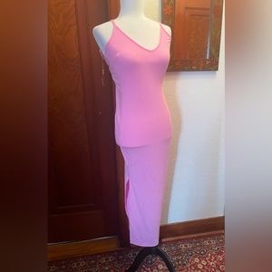 Fashion Nova love ribbed cotton dress